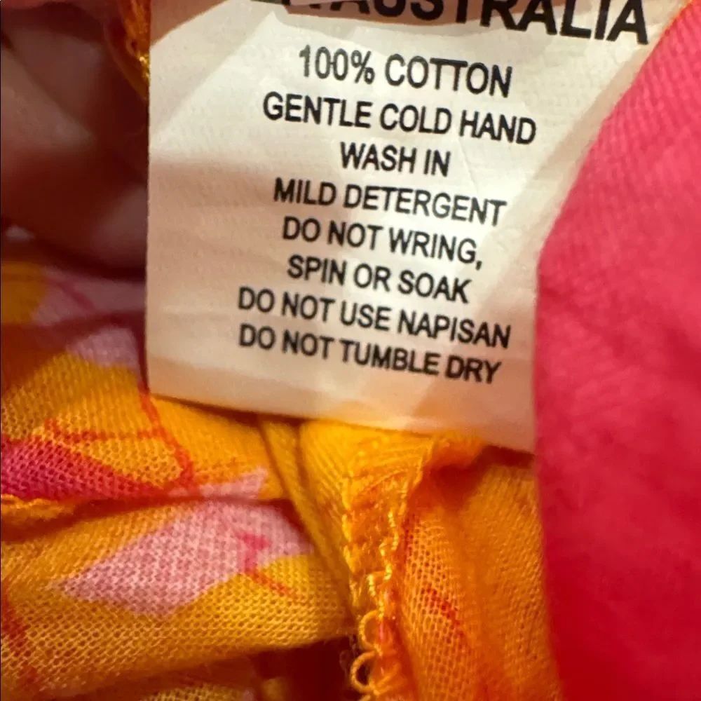 Lola Australia SAPPHIRE MAXI Dress in Orange pink S - Picture 7 of 7